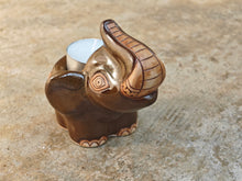 Ceramic Elephant Shaped Candle Holder