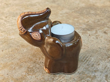 Ceramic Elephant Shaped Candle Holder