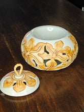 Oil Burner with Flowers and Leaves