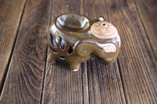 Elephant Shaped Essential Oil Burner with Floral Motifs