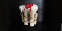 Handcrafted White Thai Elephant Sculpture