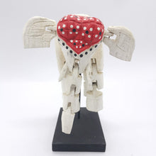 Handcrafted White Thai Elephant Sculpture