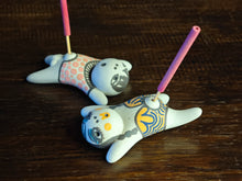 Beach-Themed Man and Woman Incense Holders