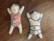 Beach-Themed Man and Woman Incense Holders