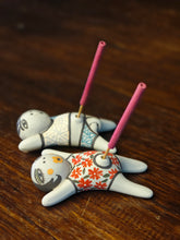 Beach-Themed Man and Woman Incense Holders