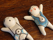 Beach-Themed Man and Woman Incense Holders
