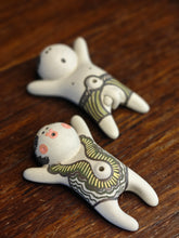 Beach-Themed Man and Woman Incense Holders