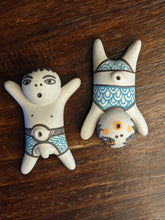 Beach-Themed Man and Woman Incense Holders
