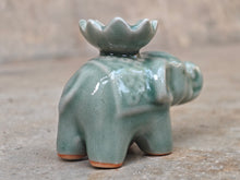 Ceramic Elephant Incense Stick Holder