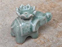 Ceramic Elephant Incense Stick Holder