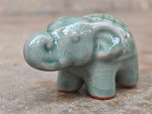 Ceramic Elephant Shaped Incense Stick Holder