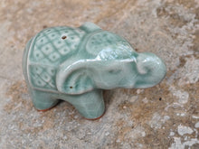 Ceramic Elephant Shaped Incense Stick Holder