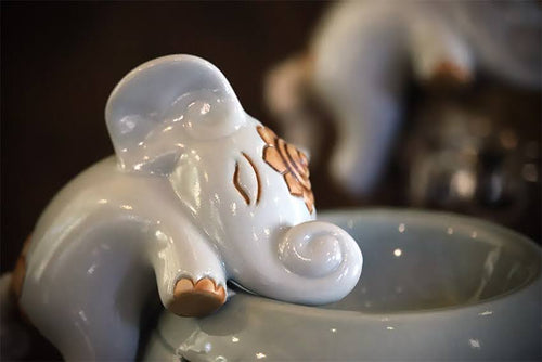 Oil Burner with Elephant