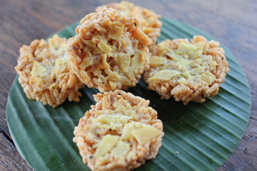 Crispy Rice Cracker Durian